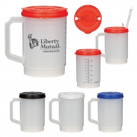20 Oz. Medical Tumbler With Measurements with Logo