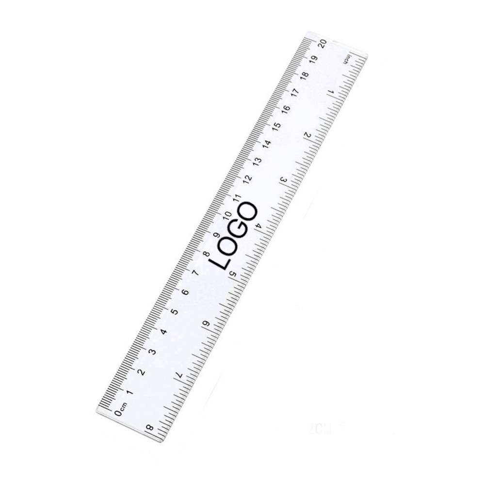 8Inch Transparent Ruler Custom Printed 8Inch Transparent Ruler Custom Printed