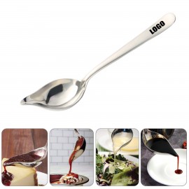 Logo Branded Saucier Spoon With Spout