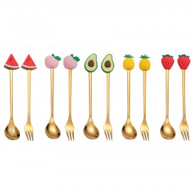 Personalized Fruits Dessert Coffee Spoon Or Fork