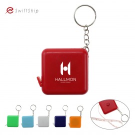 Square -Shaped Tape Measure with Logo  Square -Shaped Tape Measure with Logo