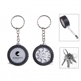 Logo Branded Tire Tape Keychain (Economy Shipping)