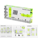 954015 MM T-Type Mini Two Directions Spirit Shatterproof Cross Check Bubble Level with Logo