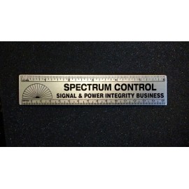 Personalized 6" Aluminum Ruler w/ a Die Struck, Color Filled imprint - Many scales available! Made in the USA.  Personalized 6" Aluminum Ruler w/ a Die Struck, Color Filled imprint - Many scales available! Made in the USA.