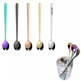 7.67 Inch Spoon With Oval Head with Logo