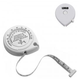 Logo Branded Water Drop BMI Health Tape Ruler Measurer