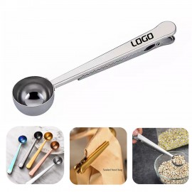 Multifunctional Coffee Measuring Spoons With Clip with Logo