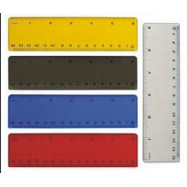 Logo Branded 6" Plastic Translucent Ruler