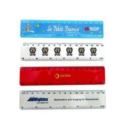 Customized Full Color Plastic Ruler 6 inches