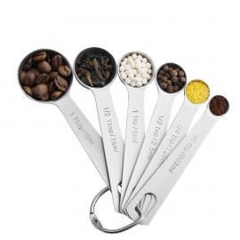 Precision at Your Fingertips: Stainless Steel Measuring Spoons with Logo  Precision at Your Fingertips: Stainless Steel Measuring Spoons with Logo