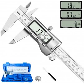 Customized Digital Caliper Measuring Tool Stainless Steel Vernier Caliper Digital Micrometer with LCD Screen