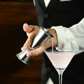 Promotional Double Sided Stainless Steel Cocktail Jigger, 1 - 1.7oz  Promotional Double Sided Stainless Steel Cocktail Jigger, 1 - 1.7oz