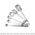 6 IN 1 Stainless Steel Measuring Spoon with Logo