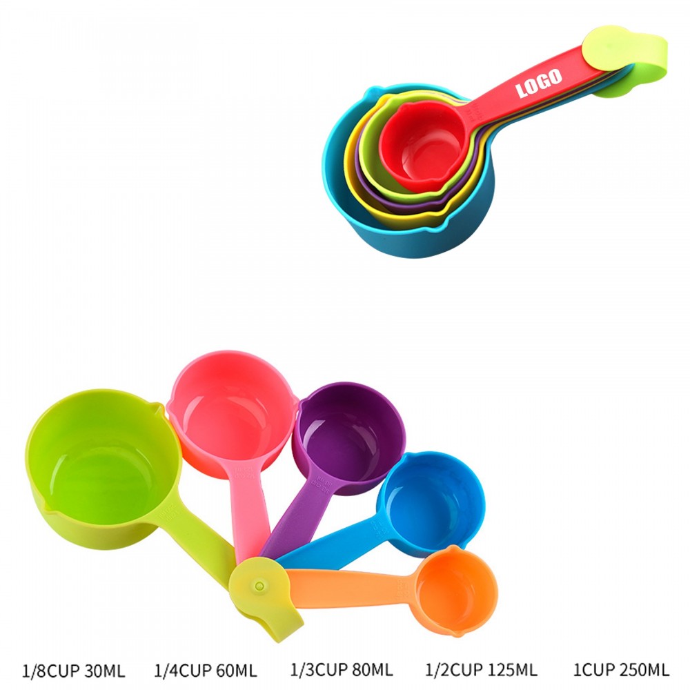 Assorted 5 IN 1 Measuring Cup With Dual Pourers with Logo Assorted 5 IN 1 Measuring Cup With Dual Pourers with Logo