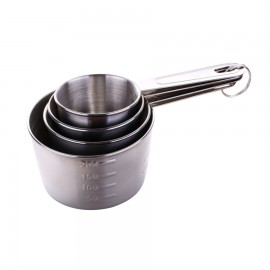 Metal Measuring Cup 4 Piece Set with Logo