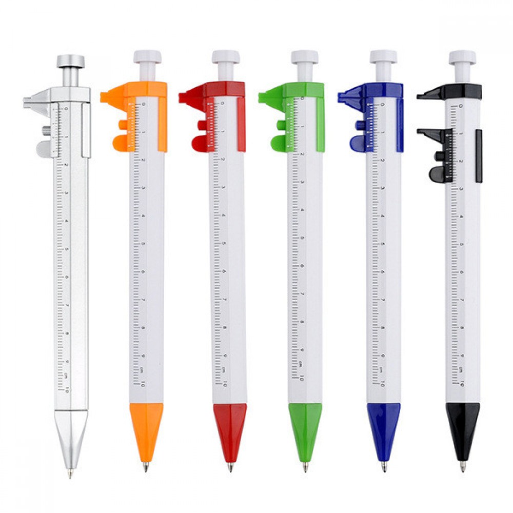 Plastic Vernier Caliper Ballpoint Pen with Logo