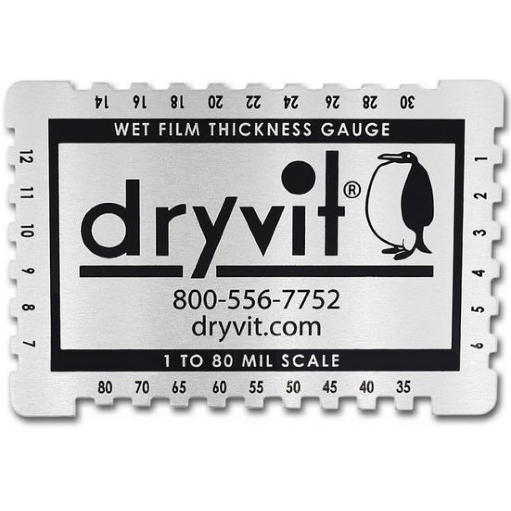 Customized 1-80 Mils/25-2032 Microns 4CP Wet Film Thickness Gauge