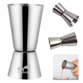 Logo Branded Cocktail Mixing Glass Jigger  Logo Branded Cocktail Mixing Glass Jigger