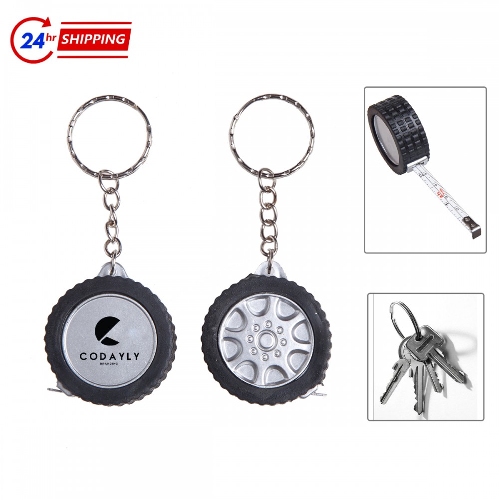 Customized Tire Tape Keychain