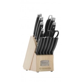 Hampton Signature Continental 15 Piece Block Set with Logo