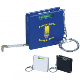 Customized Square Level Tape Measure Key Tag