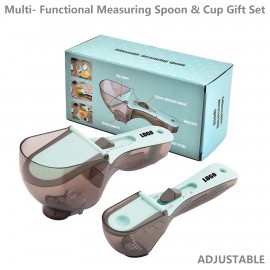 Customized Adjustable Measuring Spoon Cup Gift Set  Customized Adjustable Measuring Spoon Cup Gift Set