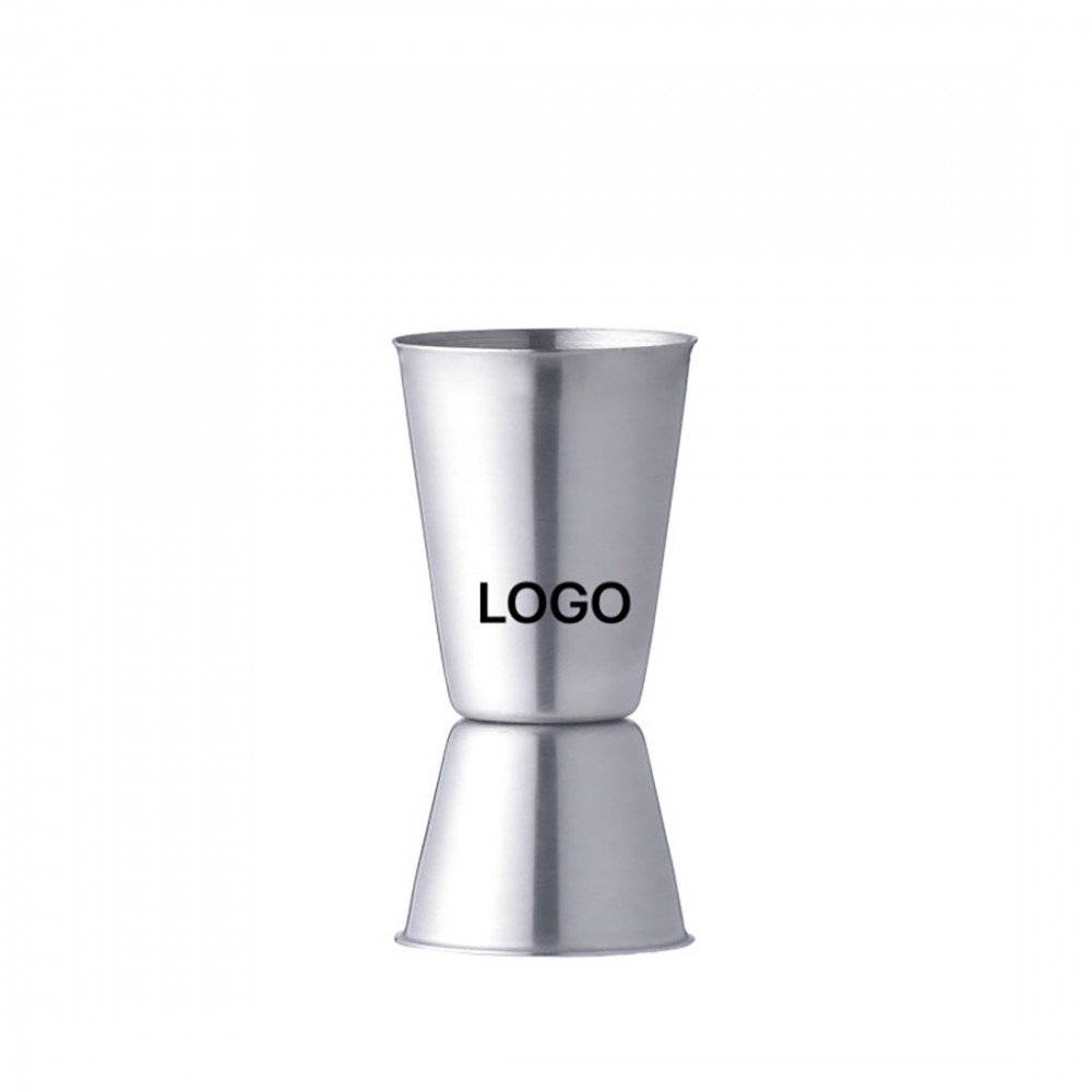 1.86oz/1oz Double Measuring Cup with Logo 1.86oz/1oz Double Measuring Cup with Logo
