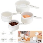 Personalized 4 Piece Porcelain Measuring Cup Set
