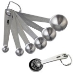 6 IN 1 Stainless Steel Measuring Spoons Set with Logo