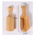 #3 Measuring Spoons Wood Spoons Wood Tea Spoons Milk Powder Spoons with Logo