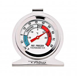 Stainless steel refrigerator thermometer with Logo  Stainless steel refrigerator thermometer with Logo