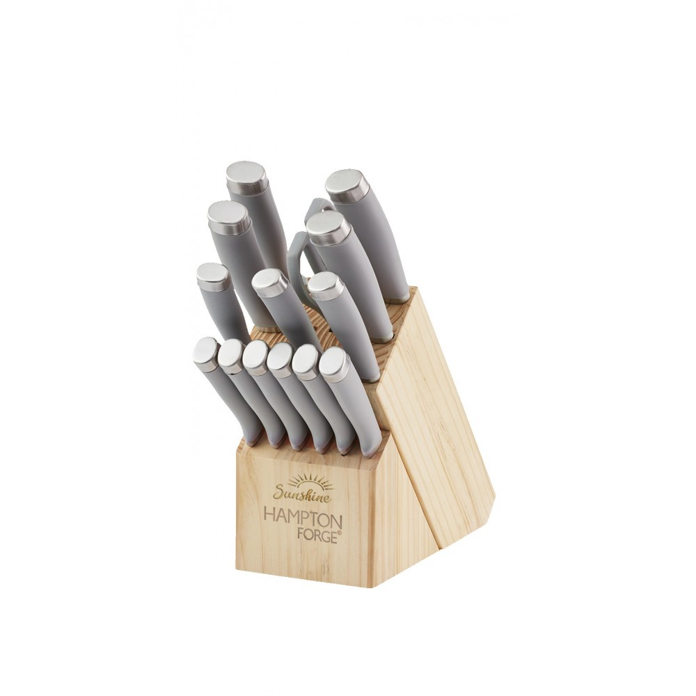 Hampton Forge Epicure 15 Piece Cutlery Block Set with Logo
