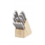 Hampton Forge Epicure 15 Piece Cutlery Block Set with Logo