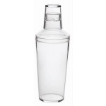 Custom 18 Oz. 3 Piece Plastic Cocktail Shaker Set