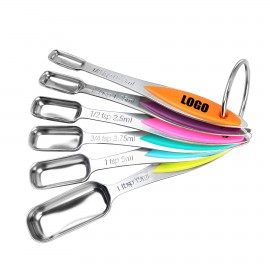 Logo Branded Color 6-IN-1 Measuring Spoons Kits