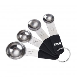 Logo Branded Stainless Steel Measuring Spoons Kits