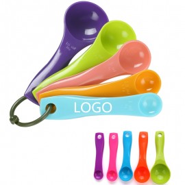 Colored Measuring Spoon Set with Logo  Colored Measuring Spoon Set with Logo