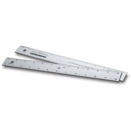 Customized 8" Straight Edge Ruler w/Center Finding Back