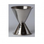 1 - 2 Oz. Stainless Steel Double Jigger with Logo