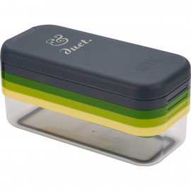 Joseph Joseph Multi-Prep 4-pc Grater & Slicer with Logo