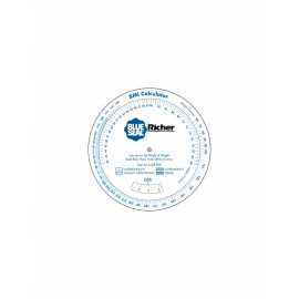 BMI Wheel, Adult with Logo  BMI Wheel, Adult with Logo