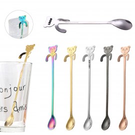 Customized 7.75 Inch Bear Shaped Spoon