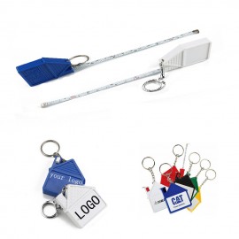 Promotional House Shape Measuring Tape Keychain  Promotional House Shape Measuring Tape Keychain