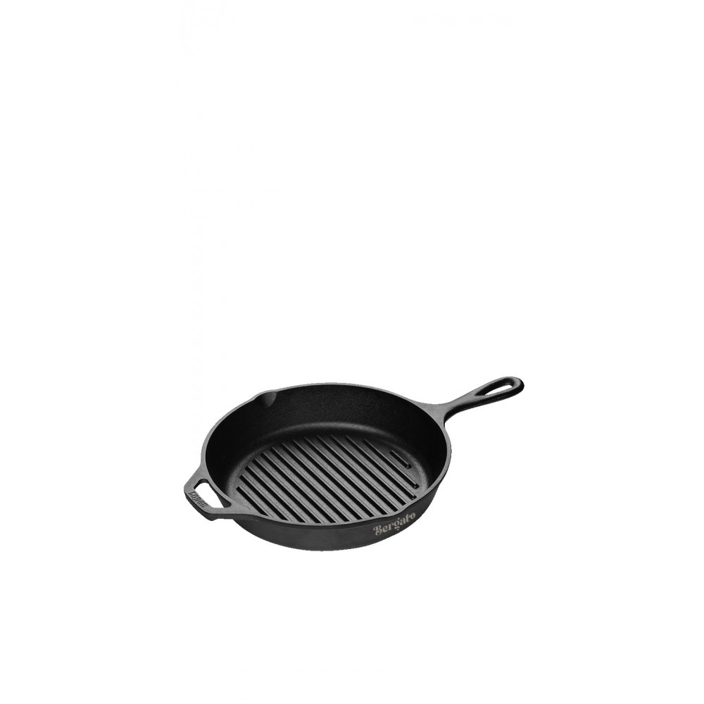 Lodge 10.25" Cast Iron Grill Pan with Logo