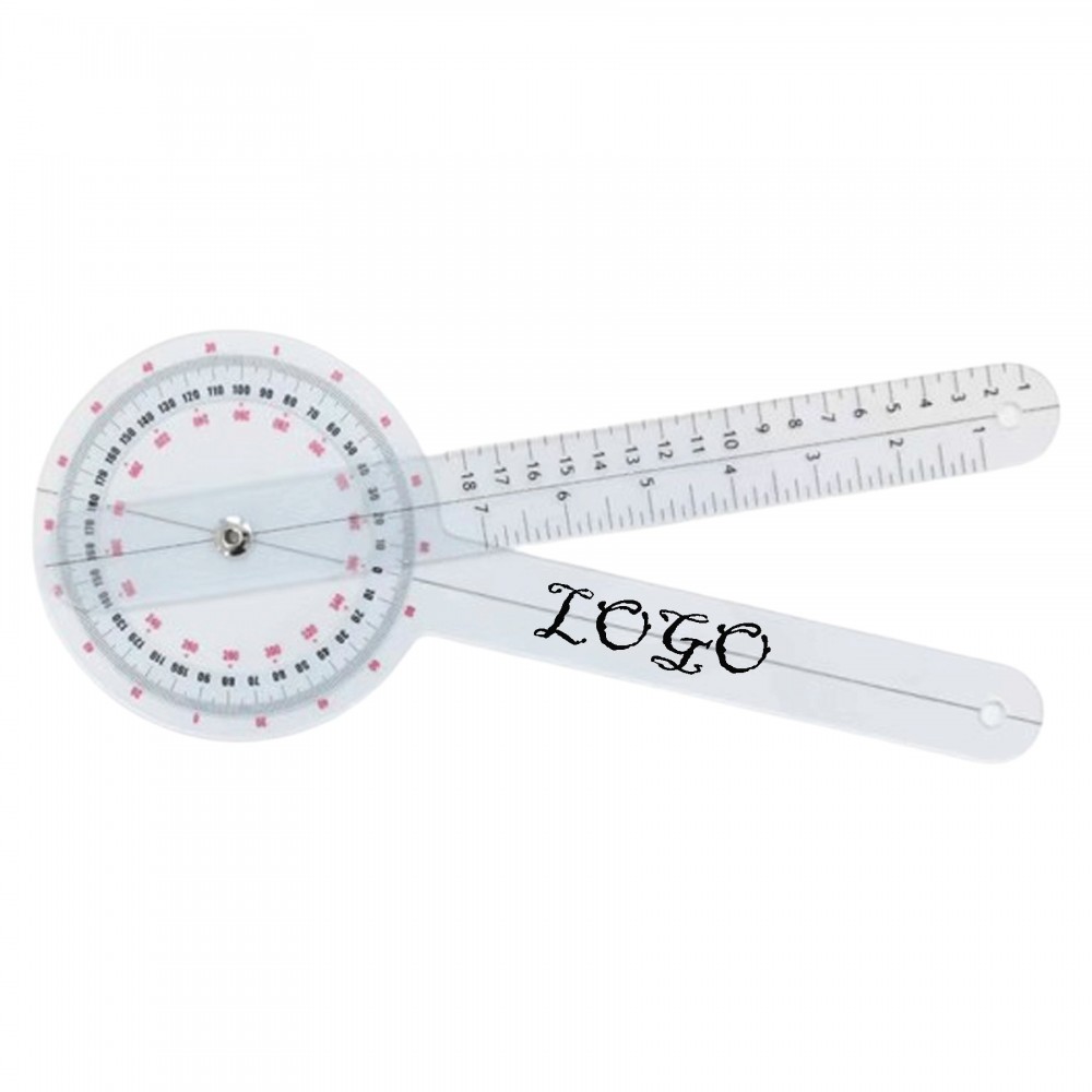 12-Inch Professional Protractor Goniometer with Logo 12-Inch Professional Protractor Goniometer with Logo