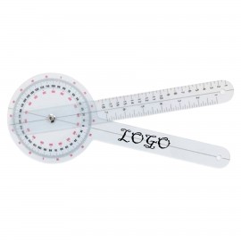 12-Inch Professional Protractor Goniometer with Logo