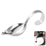 Personalized Stand Handle Saucier Spoon With Spout