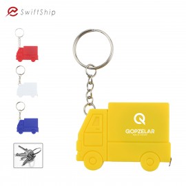 Car Shape Tape Measure Keychain with Logo
