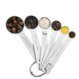 Stainless Steel Measuring Spoons with Logo