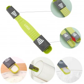 Custom Adjustable 9-Position Graduated Measuring Spoon For Baking